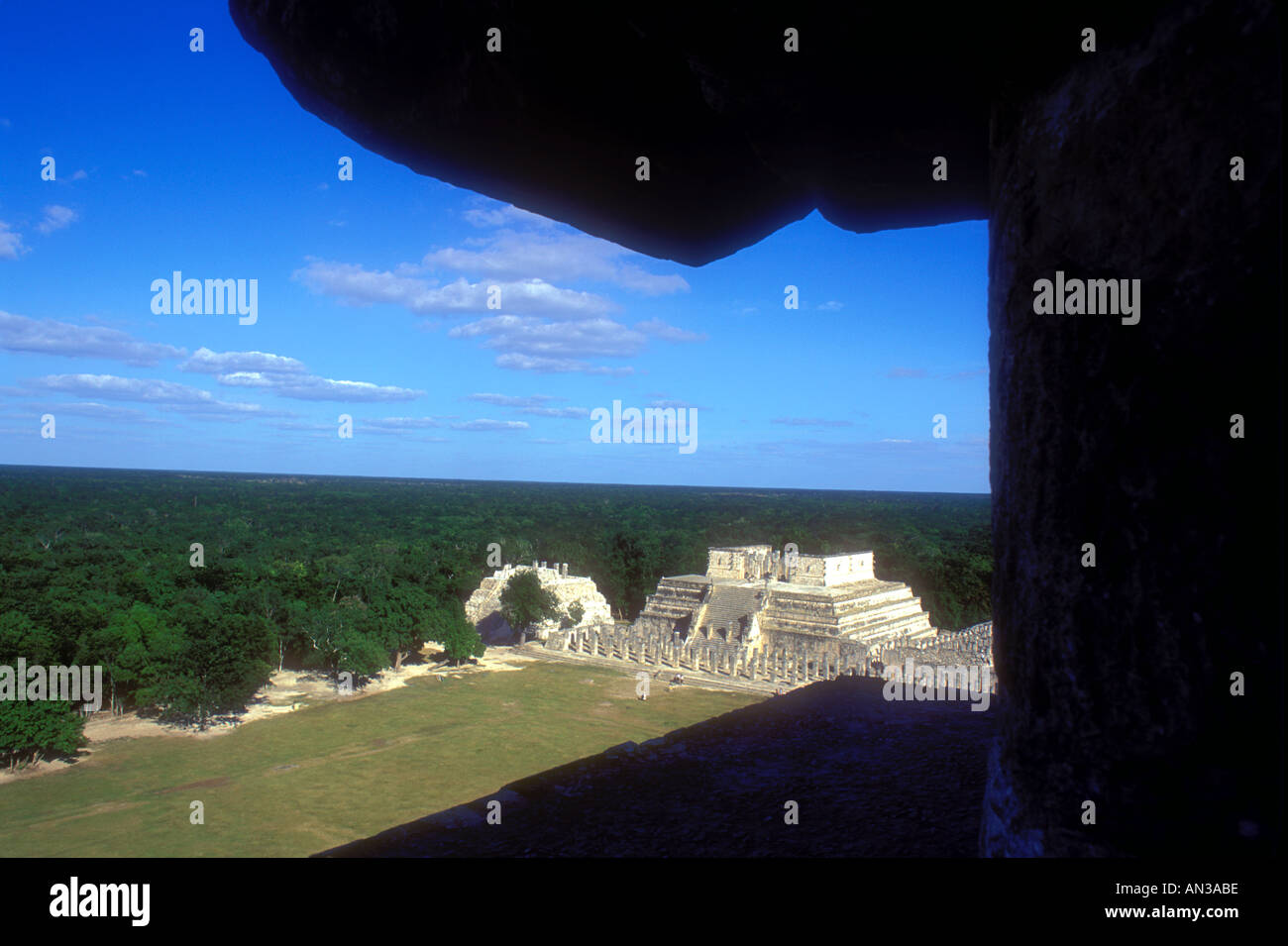 Rovine Maya a Chichen Itza in Yucatan Messico Foto Stock
