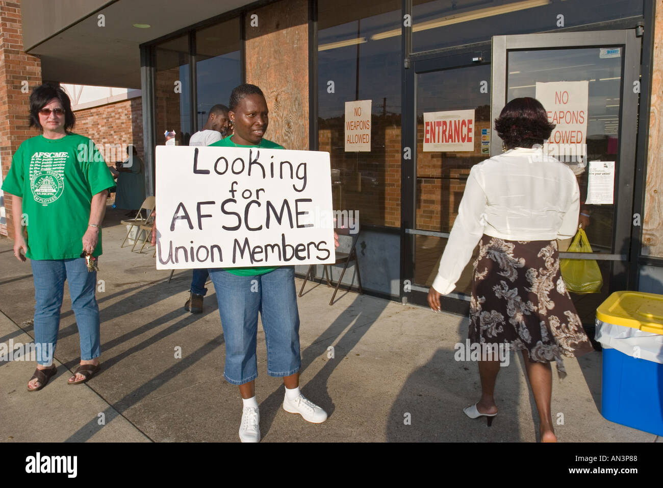 Le vittime dell'uragano Katrina Foto Stock