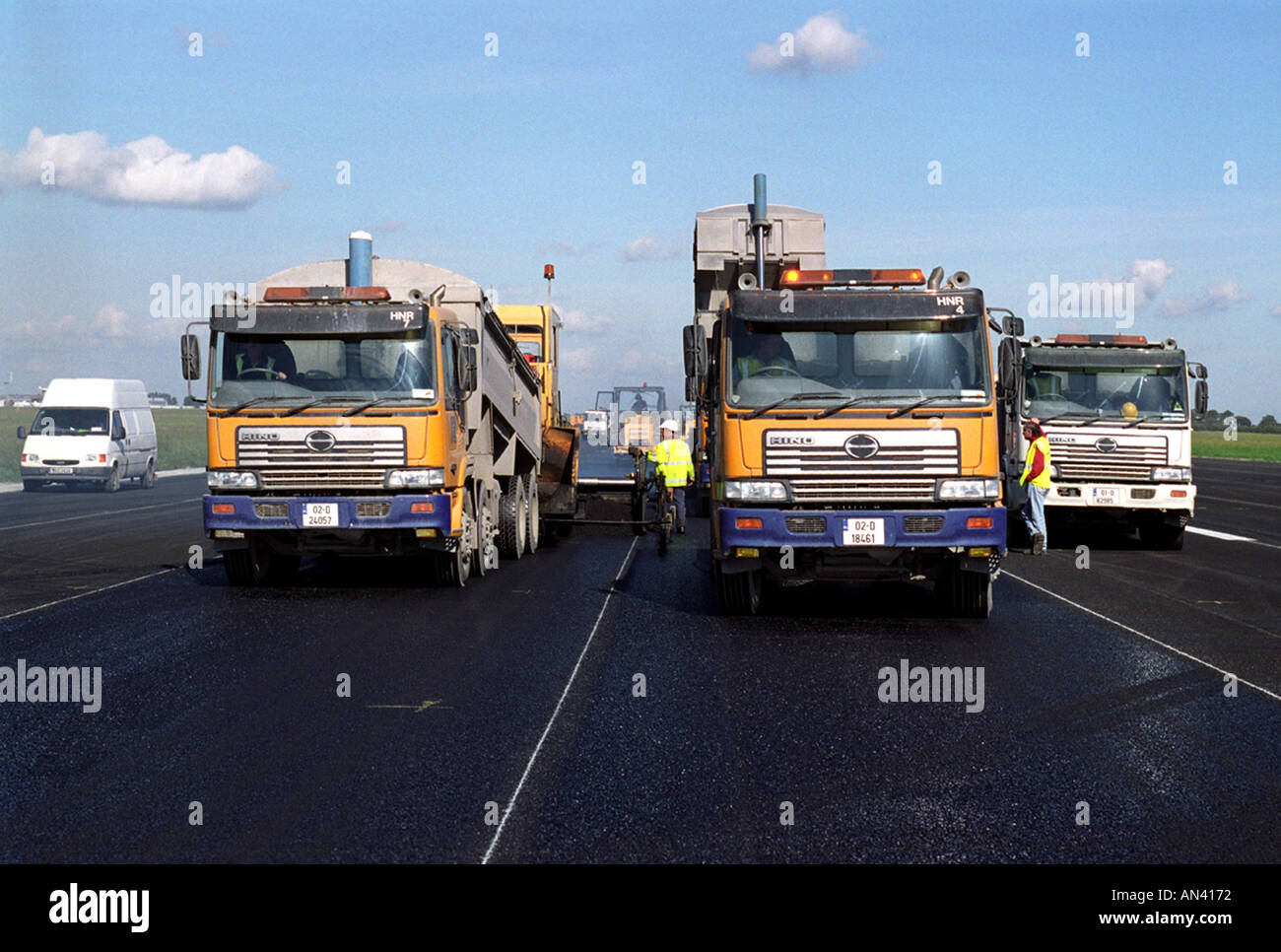 Strada in costruzione www osheaphotography com Foto Stock