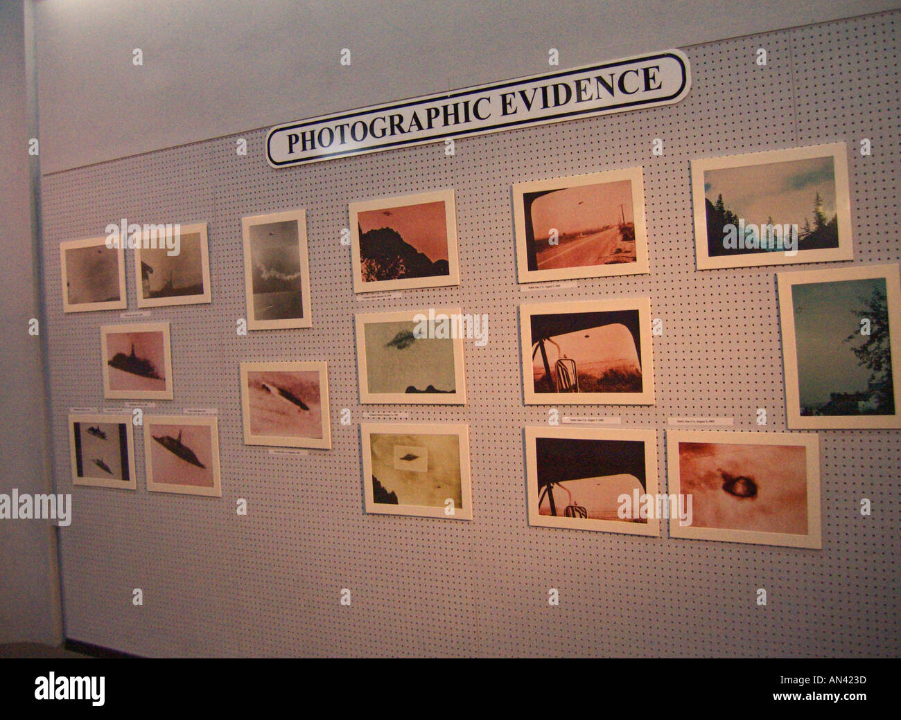Nuovo Messico Roswell International UFO Museum e il centro di ricerca interno Foto Stock