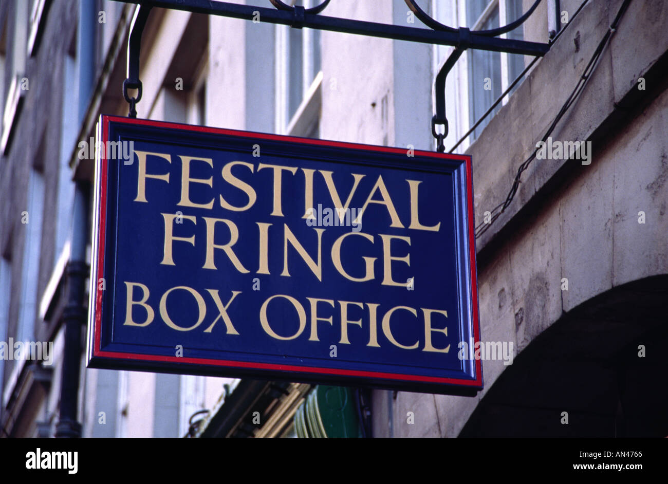 Festival Fringe Box Office di Edimburgo in Scozia Foto Stock