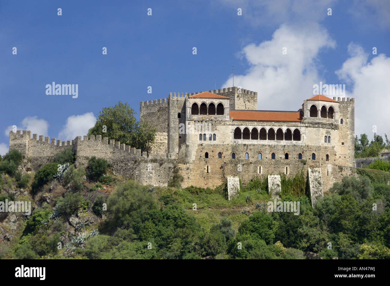 Il Portogallo centrale, la Costa Da Prata, Leiria, il Castello Foto Stock