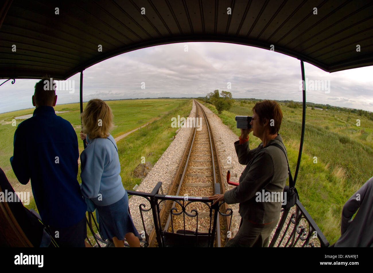 Chemin de Fer de la Baie de Somme Baia della Somme thwe railway Francia Foto Stock