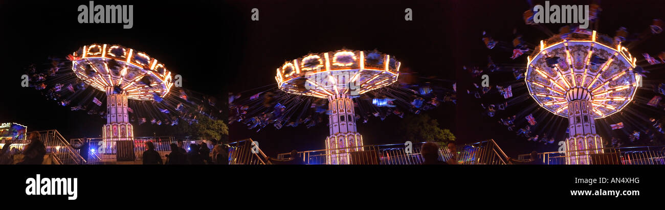 Parco di Divertimenti Progession Swing Foto Stock