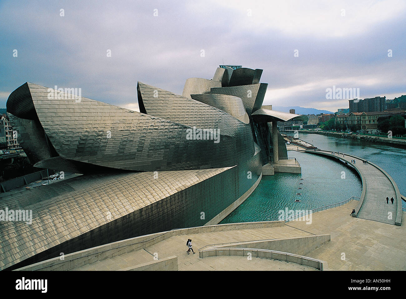 Museo Guggenheim , Bilbao Spagna . Foto Stock