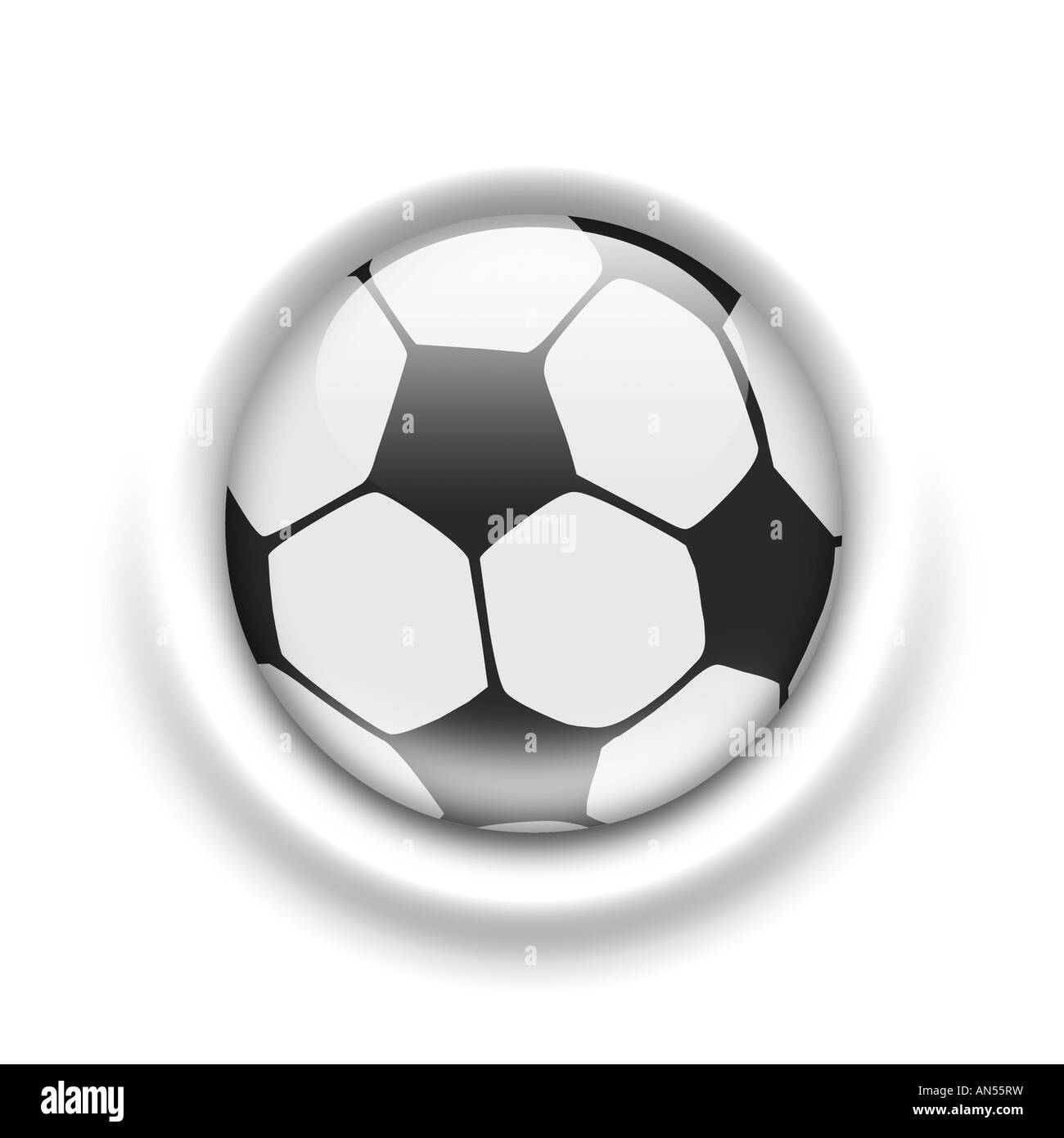 simbolo di gioco del calcio Foto Stock