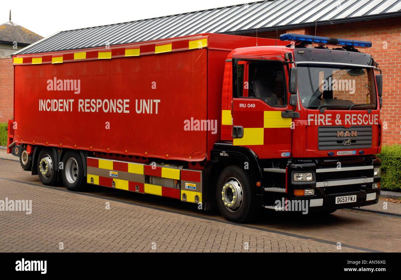 Servizi di emergenza prendere parte a un attacco chimico o batteriologico esercizio, Gran Bretagna, Regno Unito Foto Stock