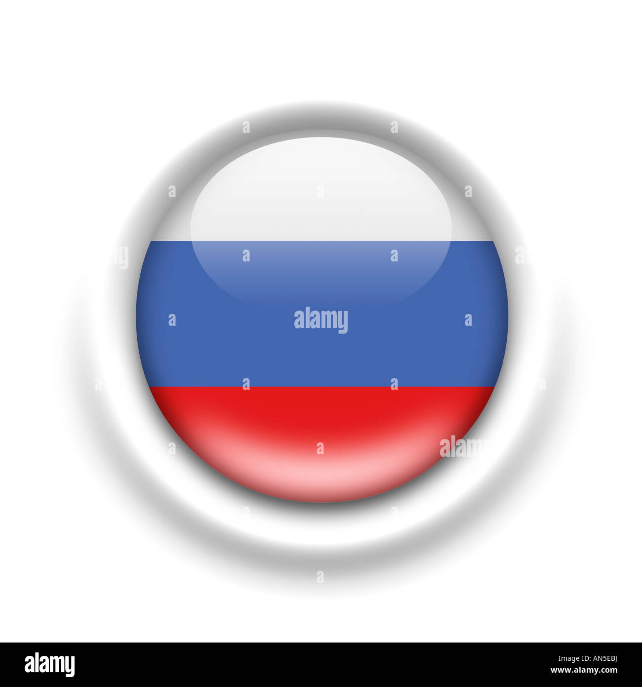 Bandiera della federazione russa bandiera della Russia Foto Stock