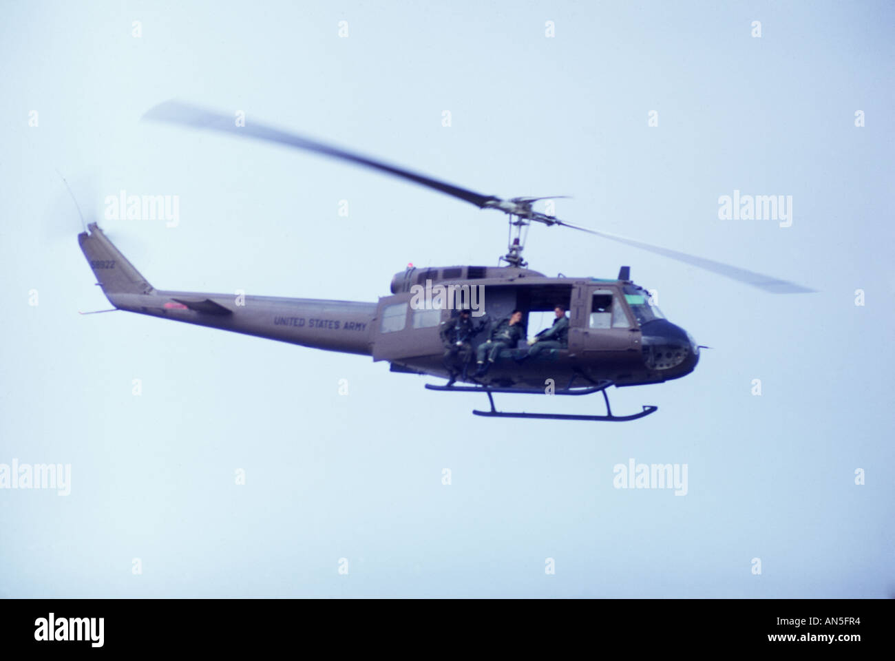 Bell UH-1 Iroquois elicottero trasporto US Army Inghilterra Foto Stock