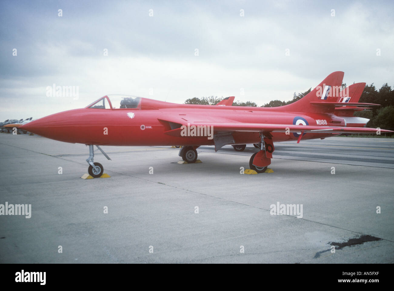 Hawker Hunter prototipo Royal Air Force Foto Stock