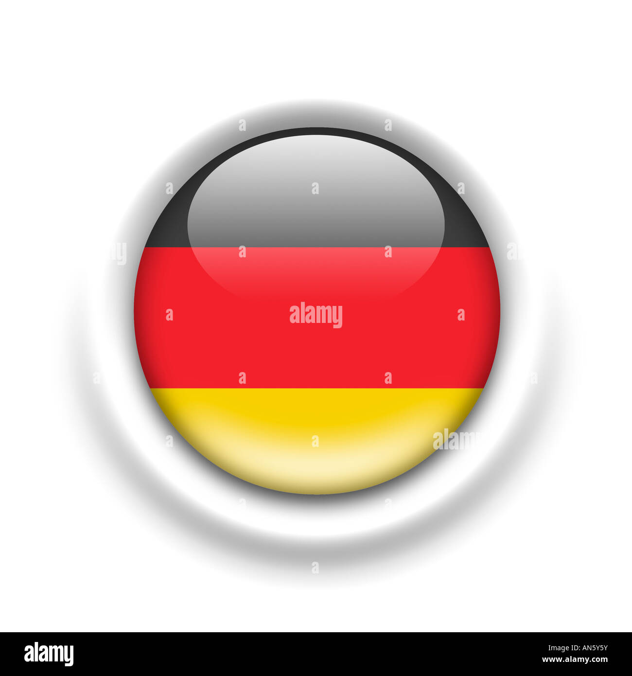 bandiera della Germania Foto Stock