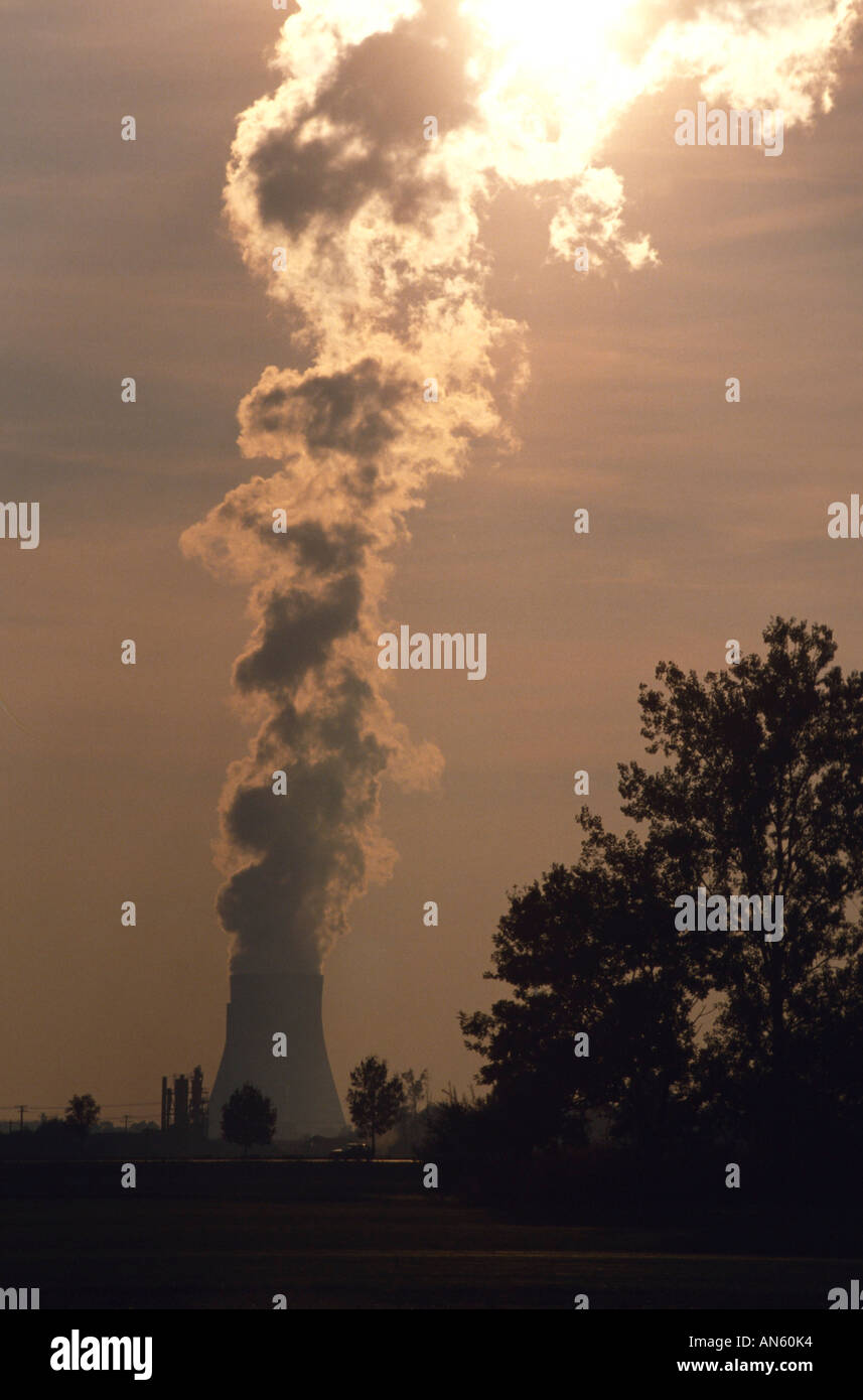 Centrale nucleare, AKW Isar I, Germania Foto Stock