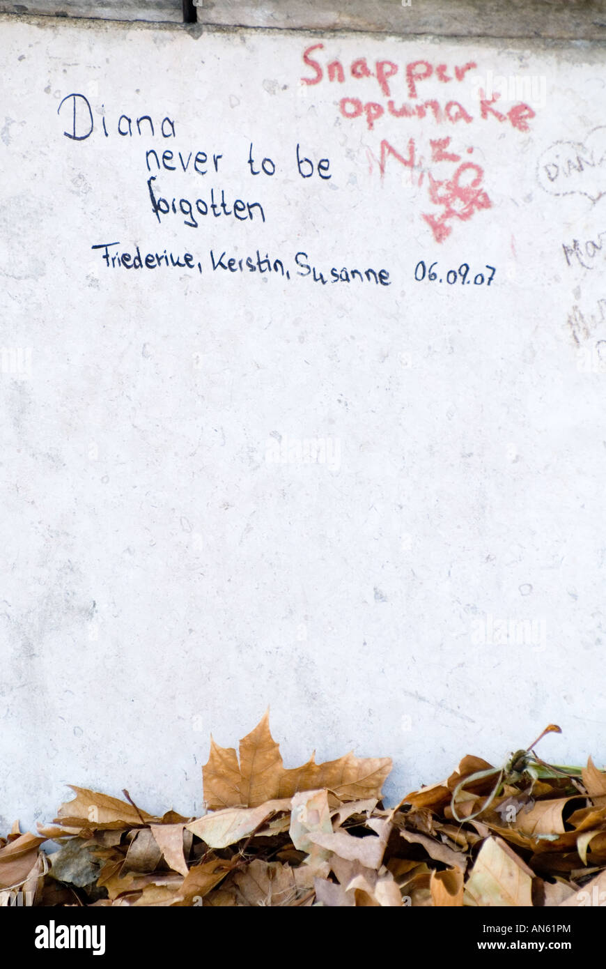 Sottopassaggio vicino al Pont d Alma dove la Principessa Diana morì nel 1997 Parigi Francia Foto Stock