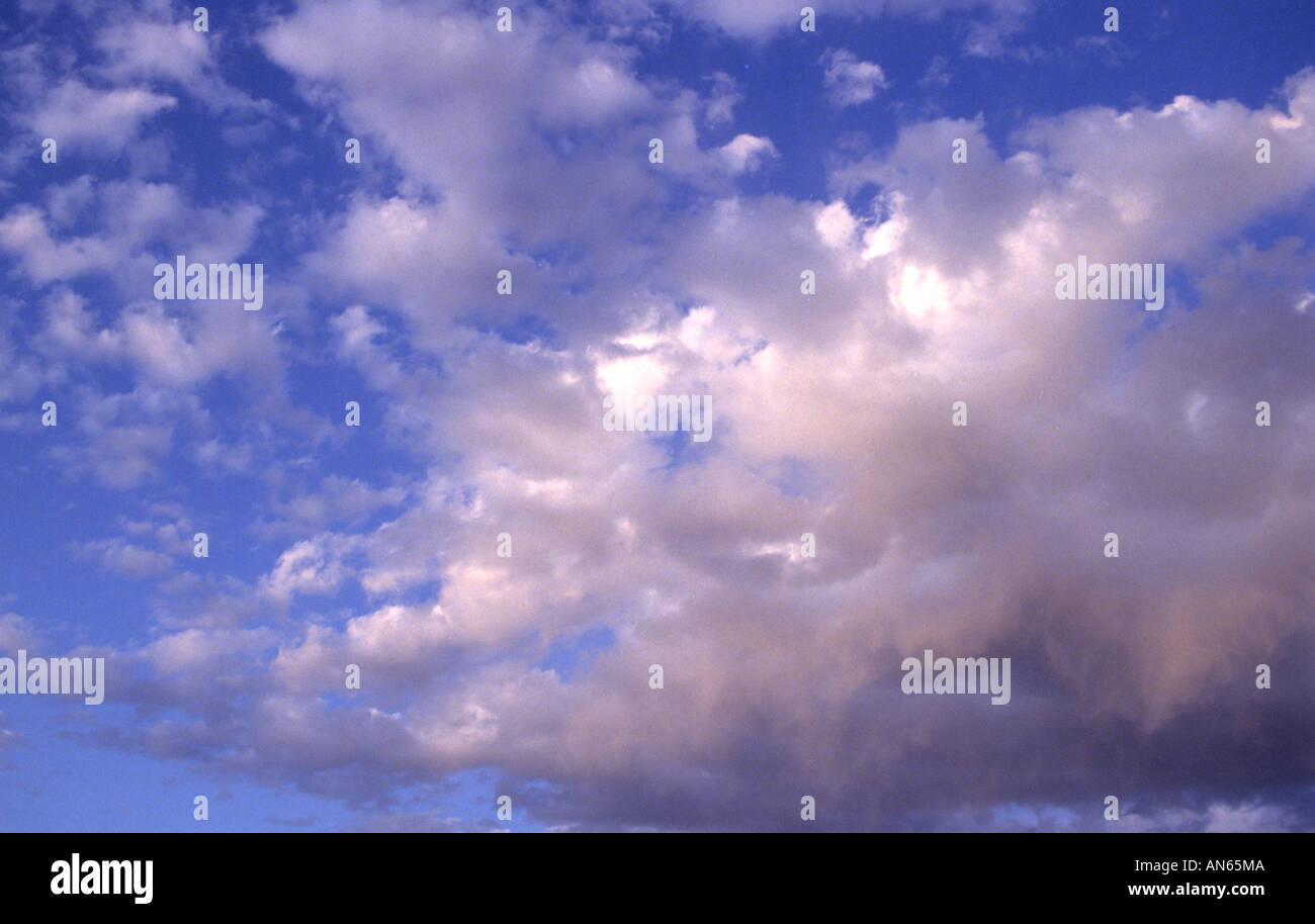 Paesi Bassi il cloud sky aria nuvole blu Foto Stock