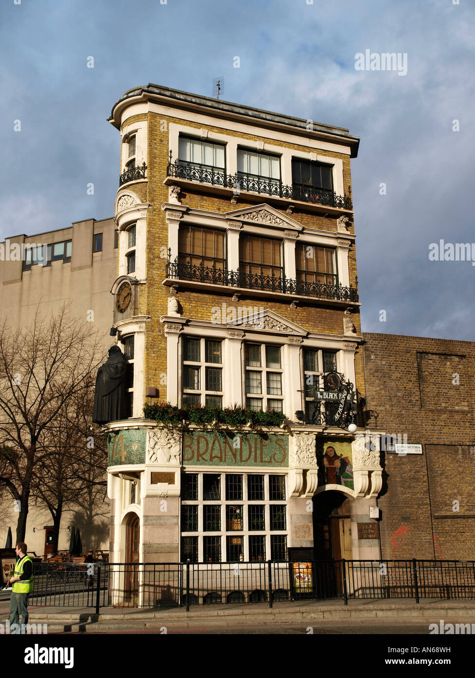 Il frate nero Public House, 174 Queen Victoria Street, Londra EC4V 4EG Foto Stock