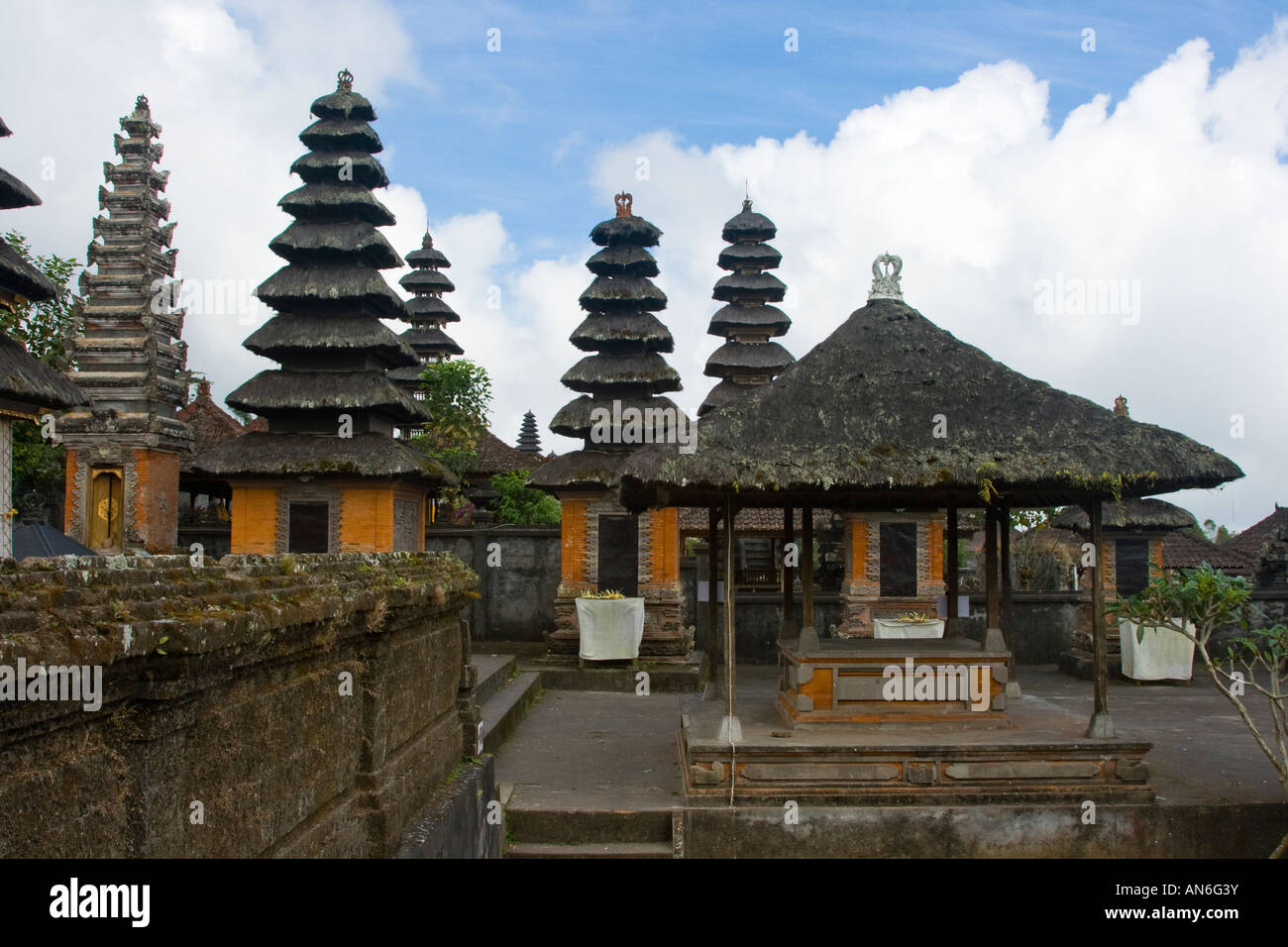 Pura Basukian o Besakih Puseh Jagat tempio indù Bali Indonesia Foto Stock