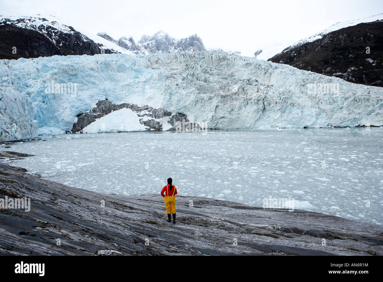 Pia Glacier Patagonia Cile Foto Stock