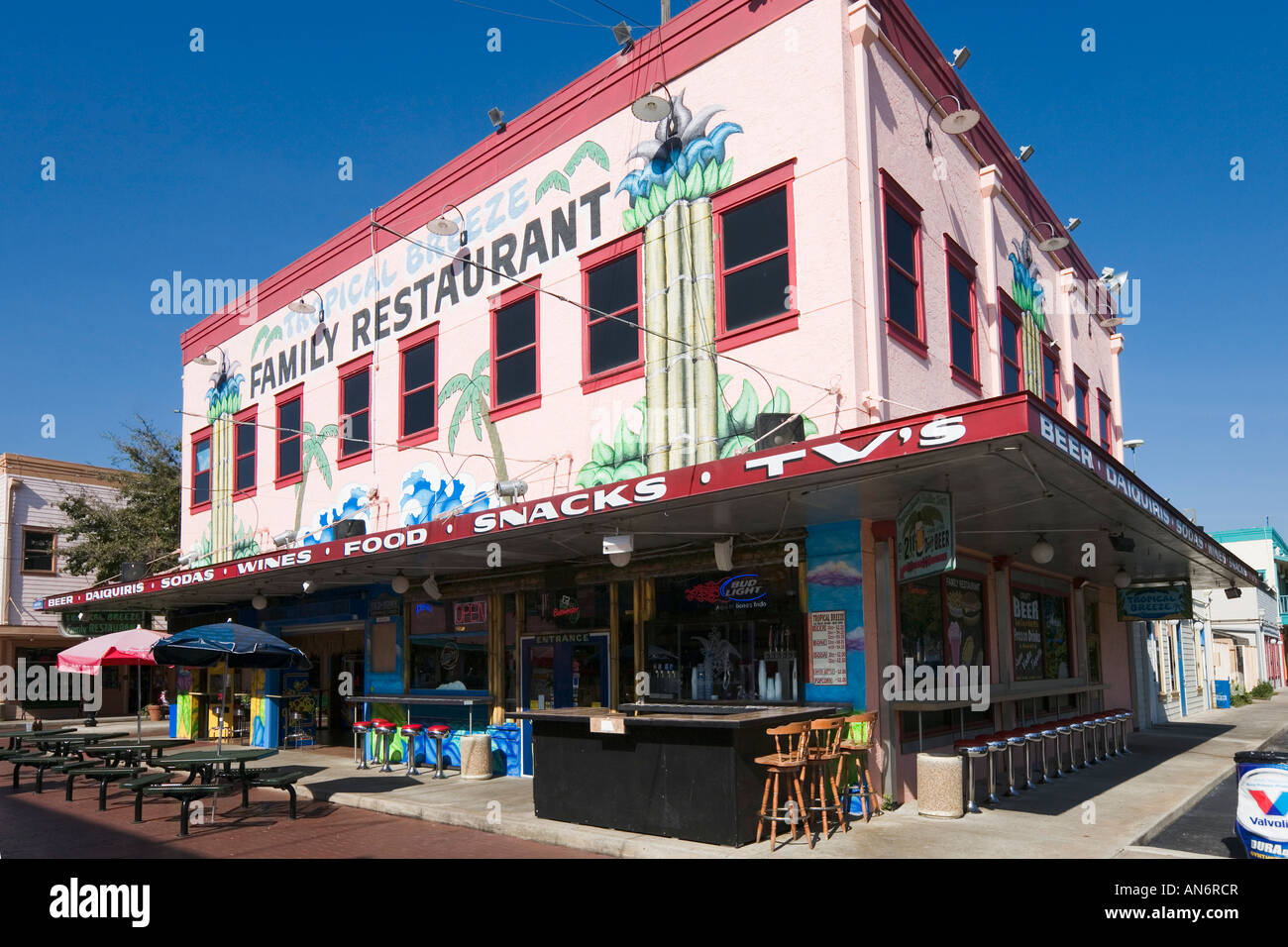 Ristorante, Old Town Kissimmee, Orlando, Florida, Stati Uniti d'America Foto Stock