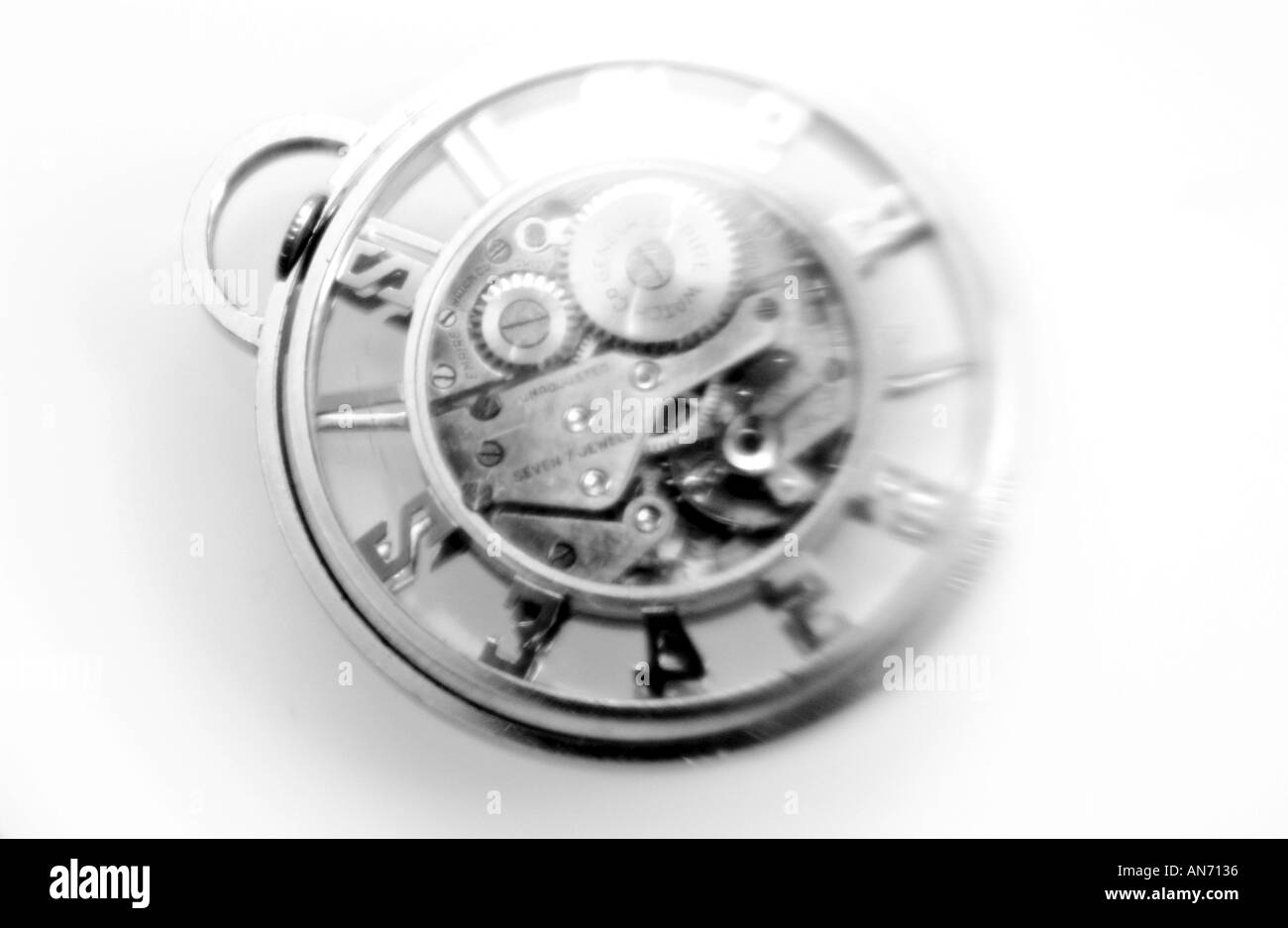 Il vecchio orologio da tasca Foto Stock
