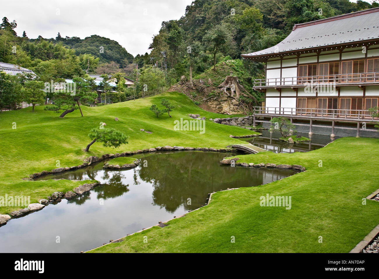 Tempio Kenchoji a Kamakura, Giappone Foto Stock