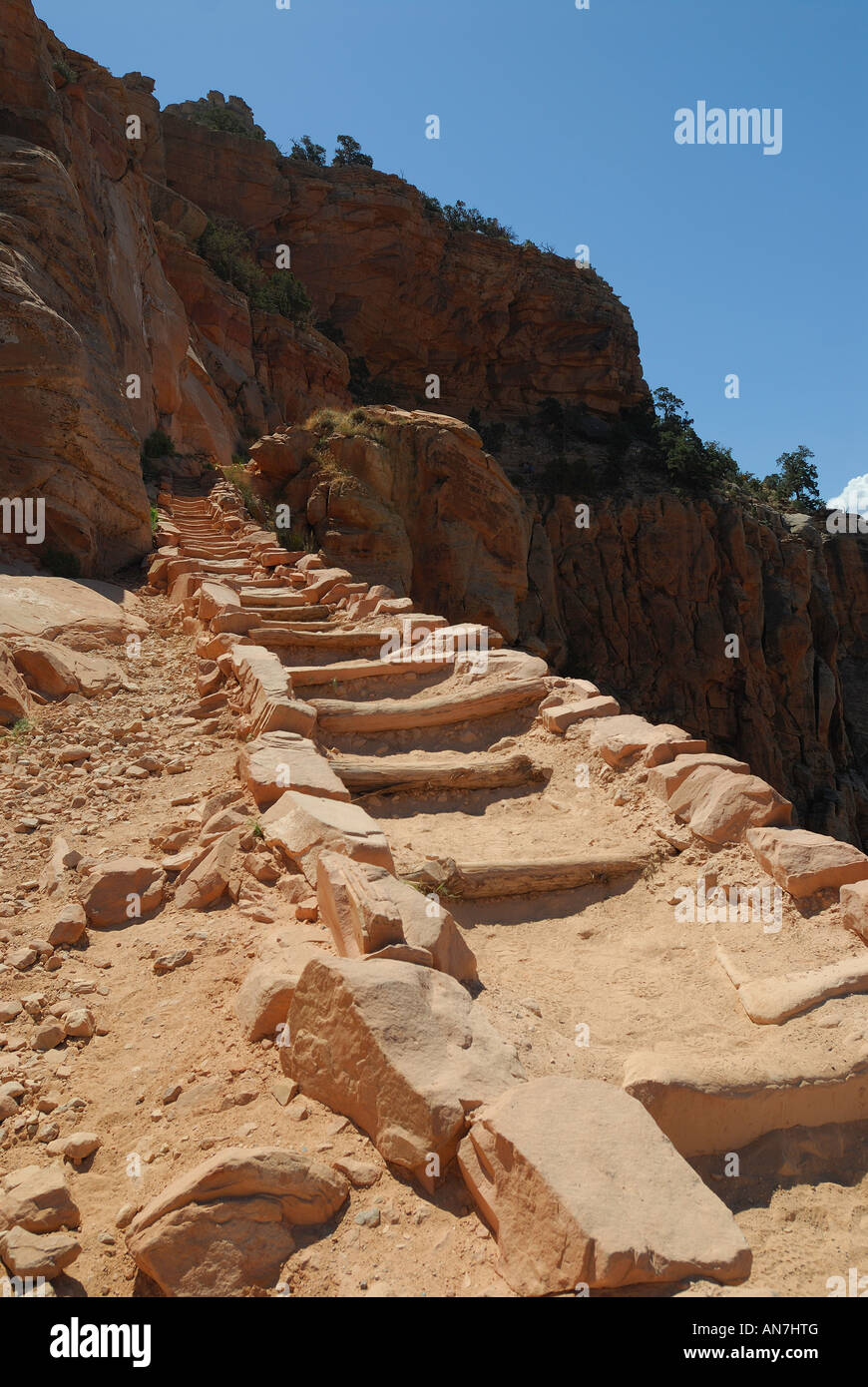 Sentiero Khabib passi indietro alla sommità del Grand Canyon Foto Stock
