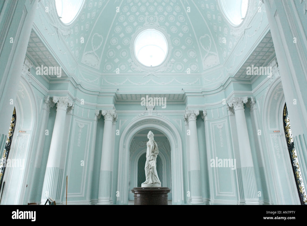Grotta Pavilion 1753 1757 Architetto Francesco Bartolomeo Rastrelli Pushkin vicino a San Pietroburgo Russia Foto Stock