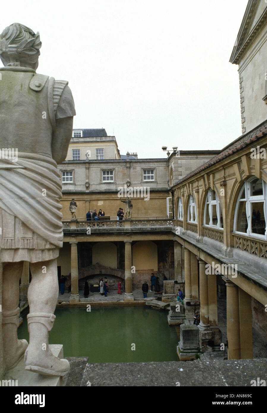 Bagni romani, bagno, Somerset, Inghilterra. Foto Stock