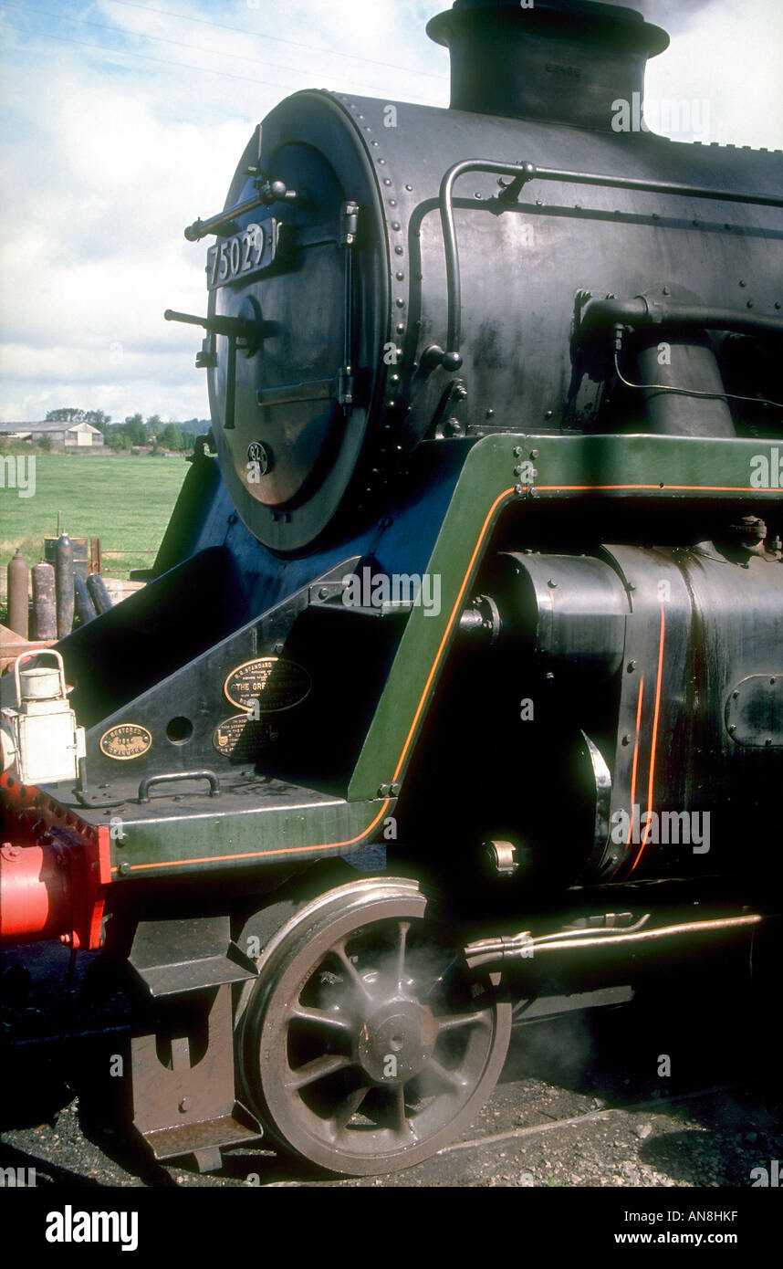 Il 1954 Cavaliere verde locomotiva di Cranmore sulla East Somerset Railway Foto Stock