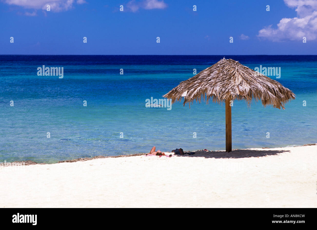 Spiaggia Malmok Aruba Antille olandesi Foto Stock