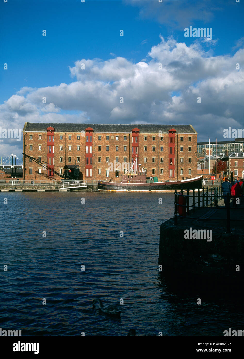 Gloucester Docks Foto Stock