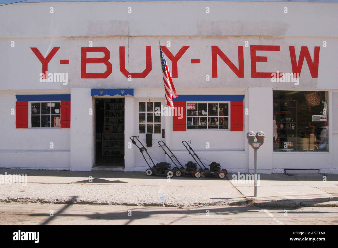 Il motivo per cui Y acquista un nuovo store in Wellsville New York Foto Stock