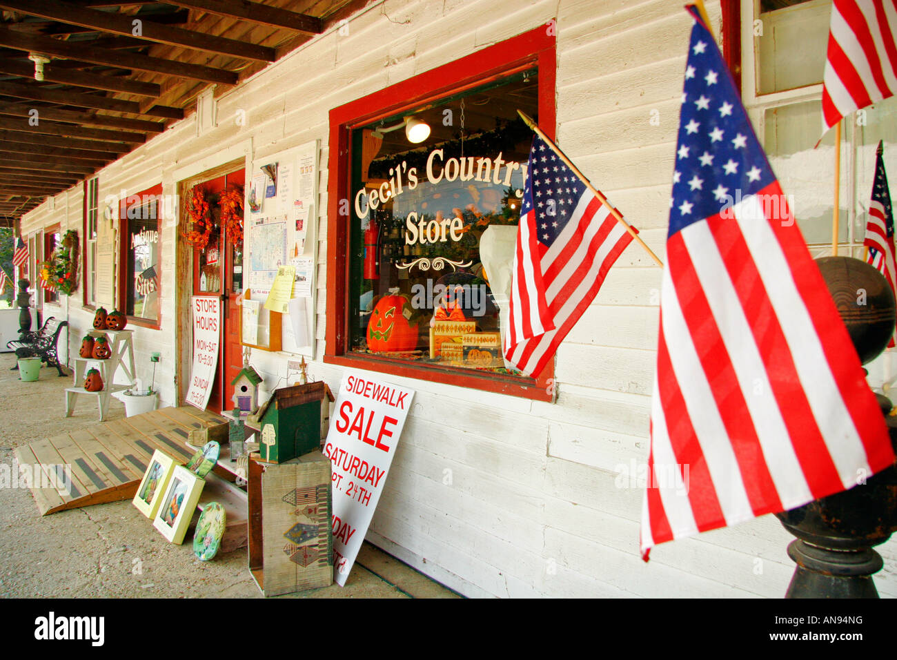 Paese Store, grandi mulini, Maryland, Stati Uniti d'America Foto Stock