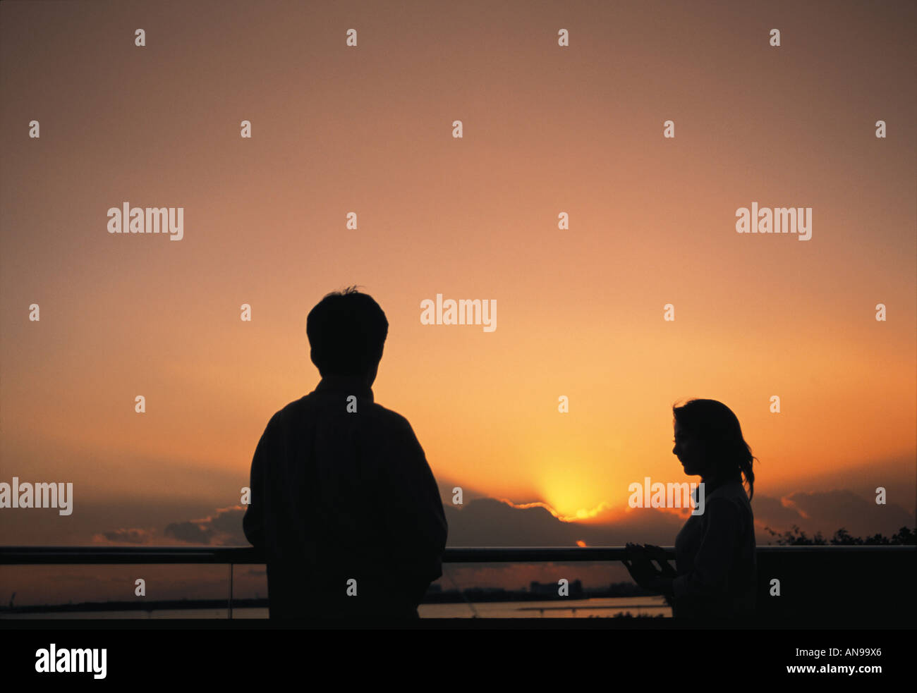 Coppie romantiche Foto Stock