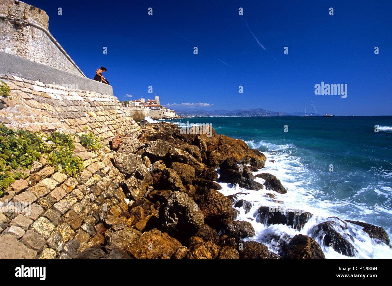 Antibes Alpes-Maritimes 06 French Riviera Cote d Azur PACA Francia Europa Foto Stock