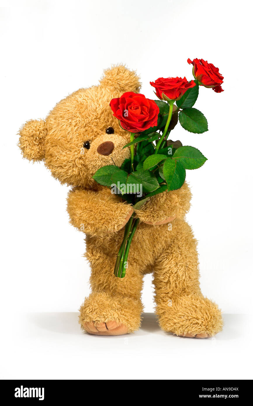 Orso con le rose hotsell
