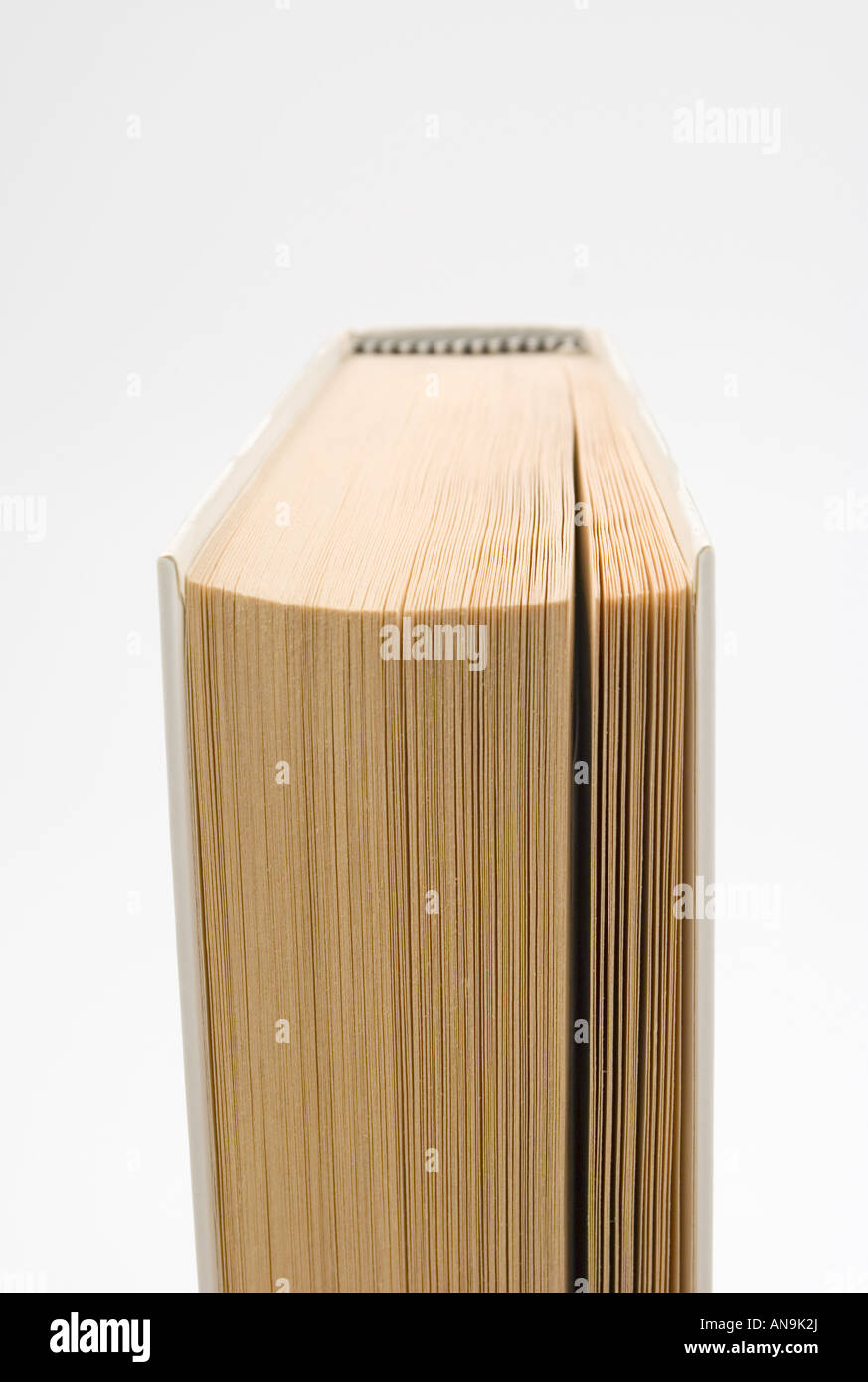 Vista frontale di un libro Foto Stock