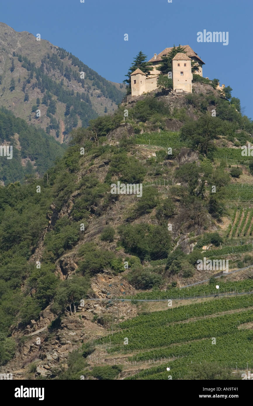 Castello Juval Val Venosta Alto Adige Italia Foto Stock