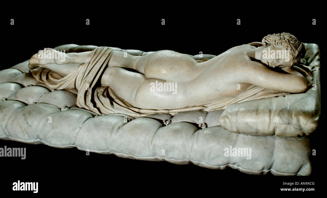 Hermaphroditus dormire (endormi ermafroditi) 2° C. ANNUNCIO Grecia greco Foto Stock