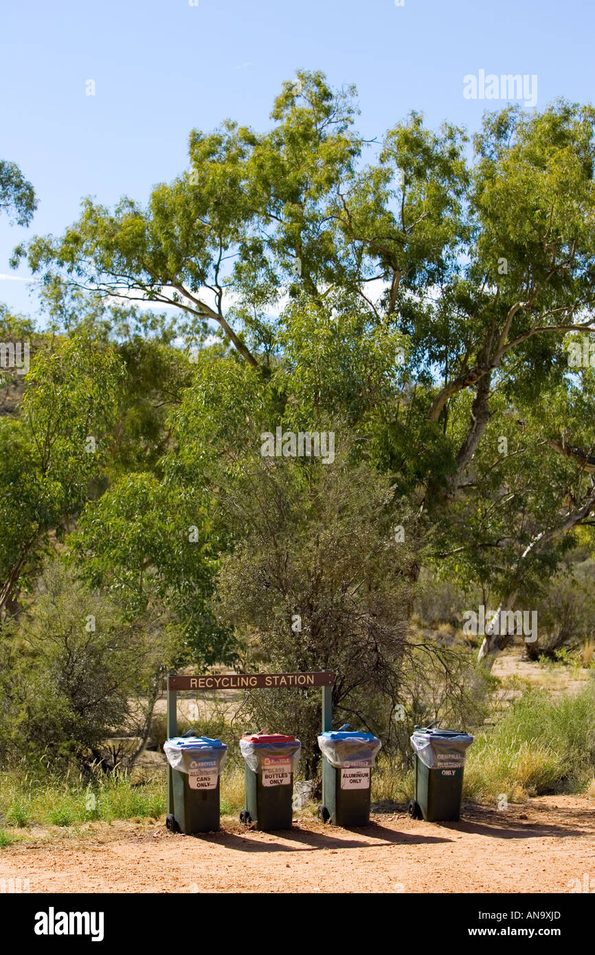 Cestini nel Red Centre Australia Foto Stock