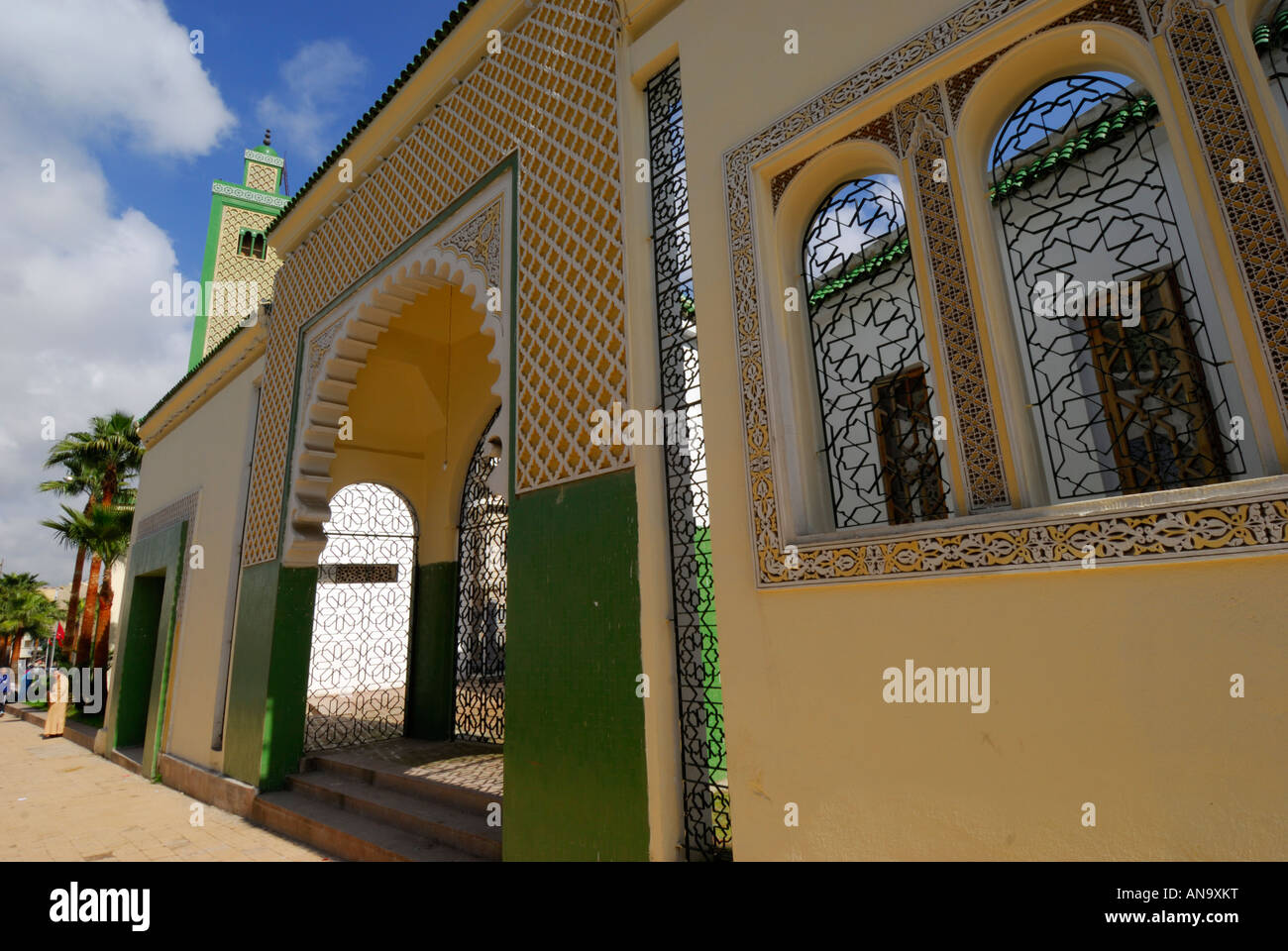 La moschea, Fez Ville Nouvelle, Marocco Foto Stock