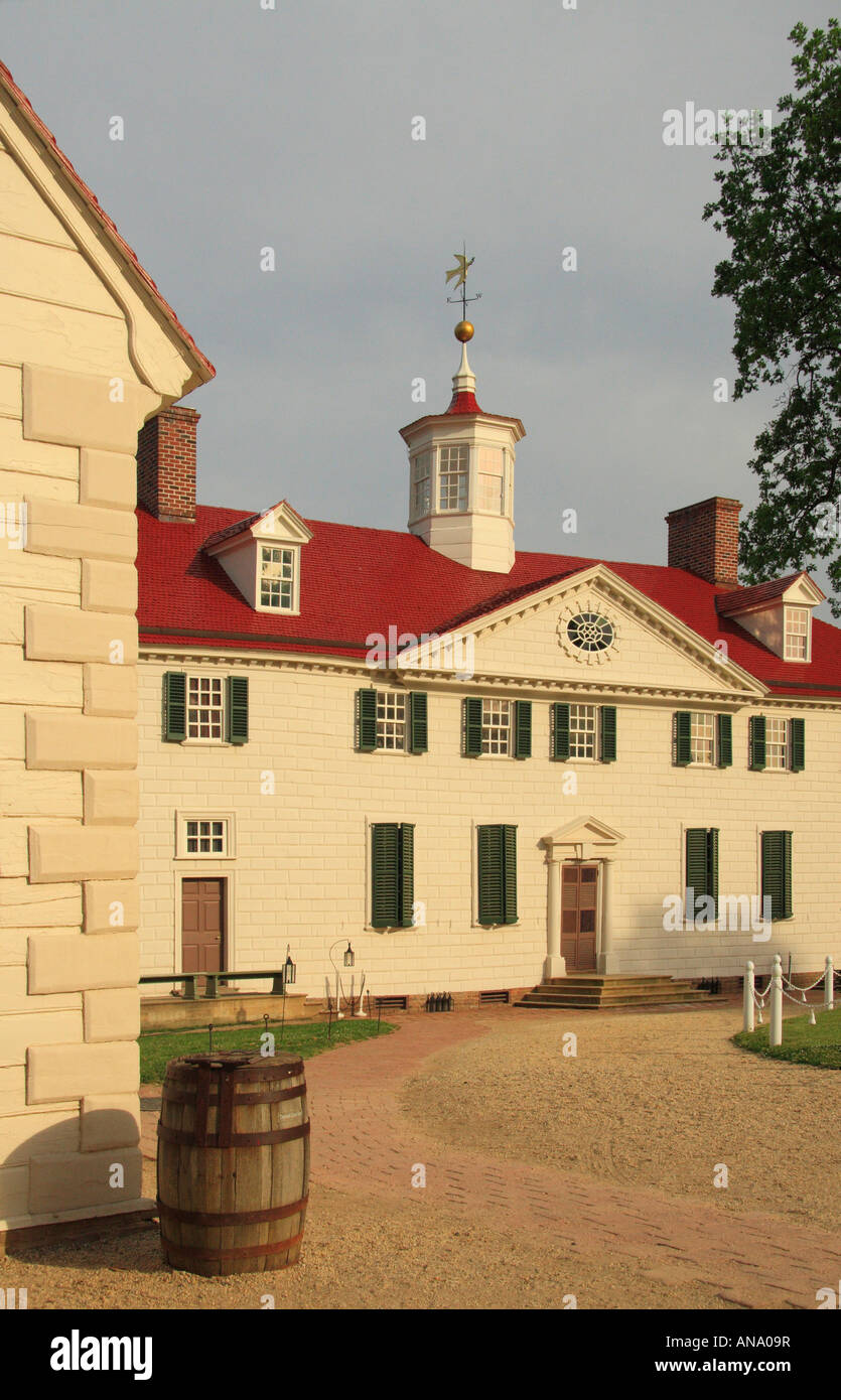 George Washington Mt. Vernon Estate & Gardens, Mt. Vernon, Virginia, Stati Uniti d'America Foto Stock