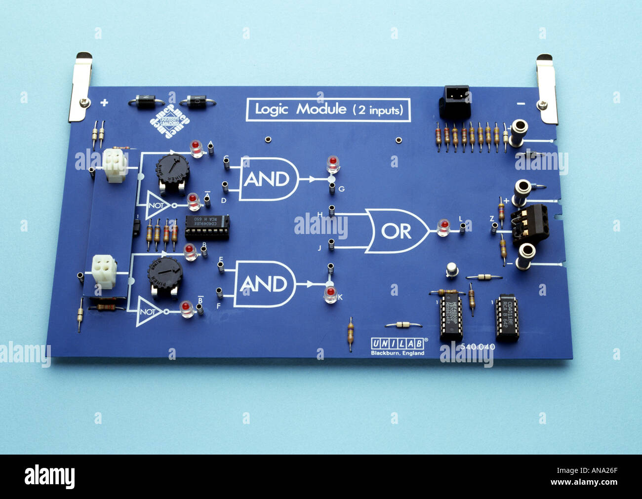 2 Ingresso modulo di logica Foto Stock