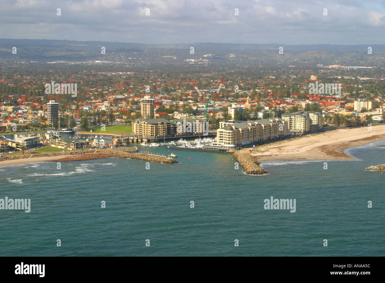 Glenelg Adelaide Australia del Sud Foto Stock