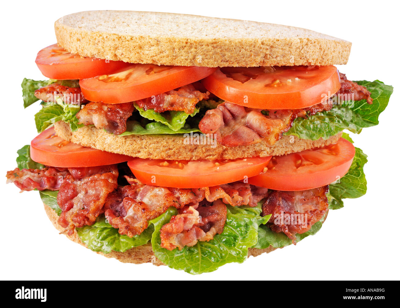 BLT SANDWICH,TAGLIARE Foto Stock