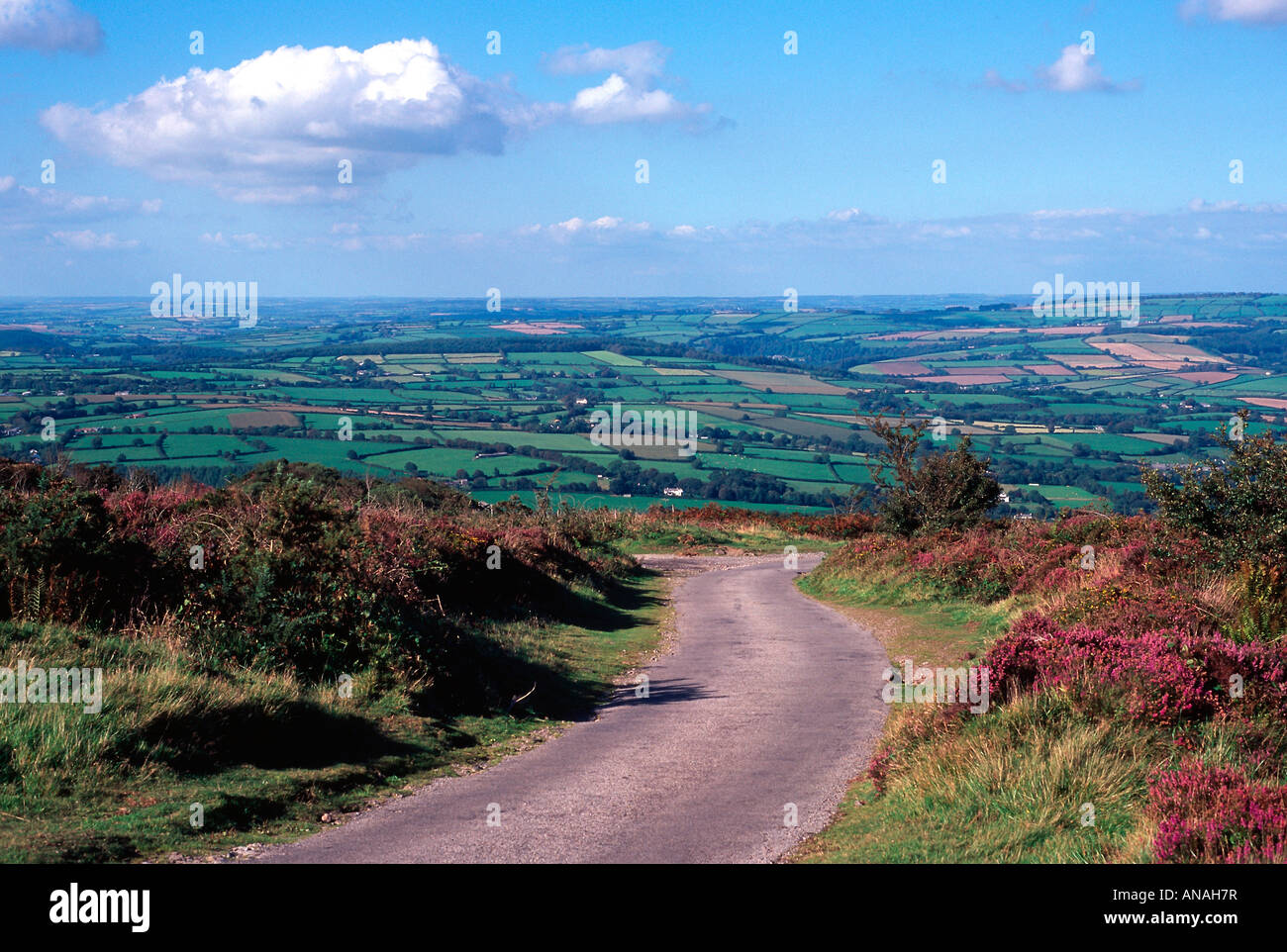 Kit vista collina east Cornwall Inghilterra uk gb Foto Stock