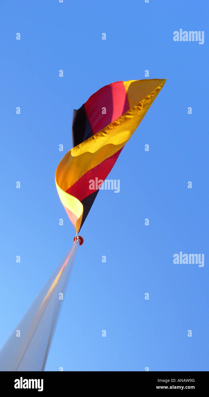 bandiera tedesca Foto Stock