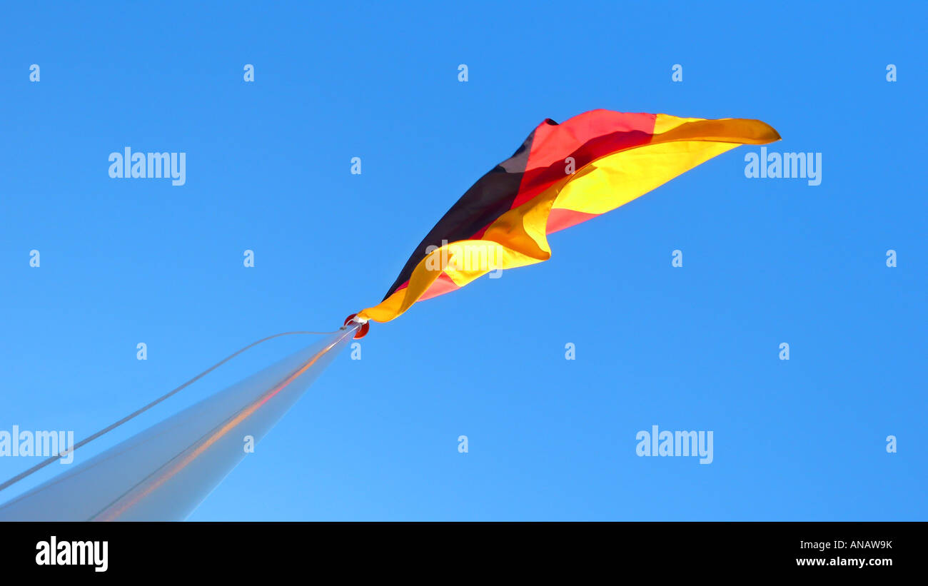 bandiera tedesca Foto Stock