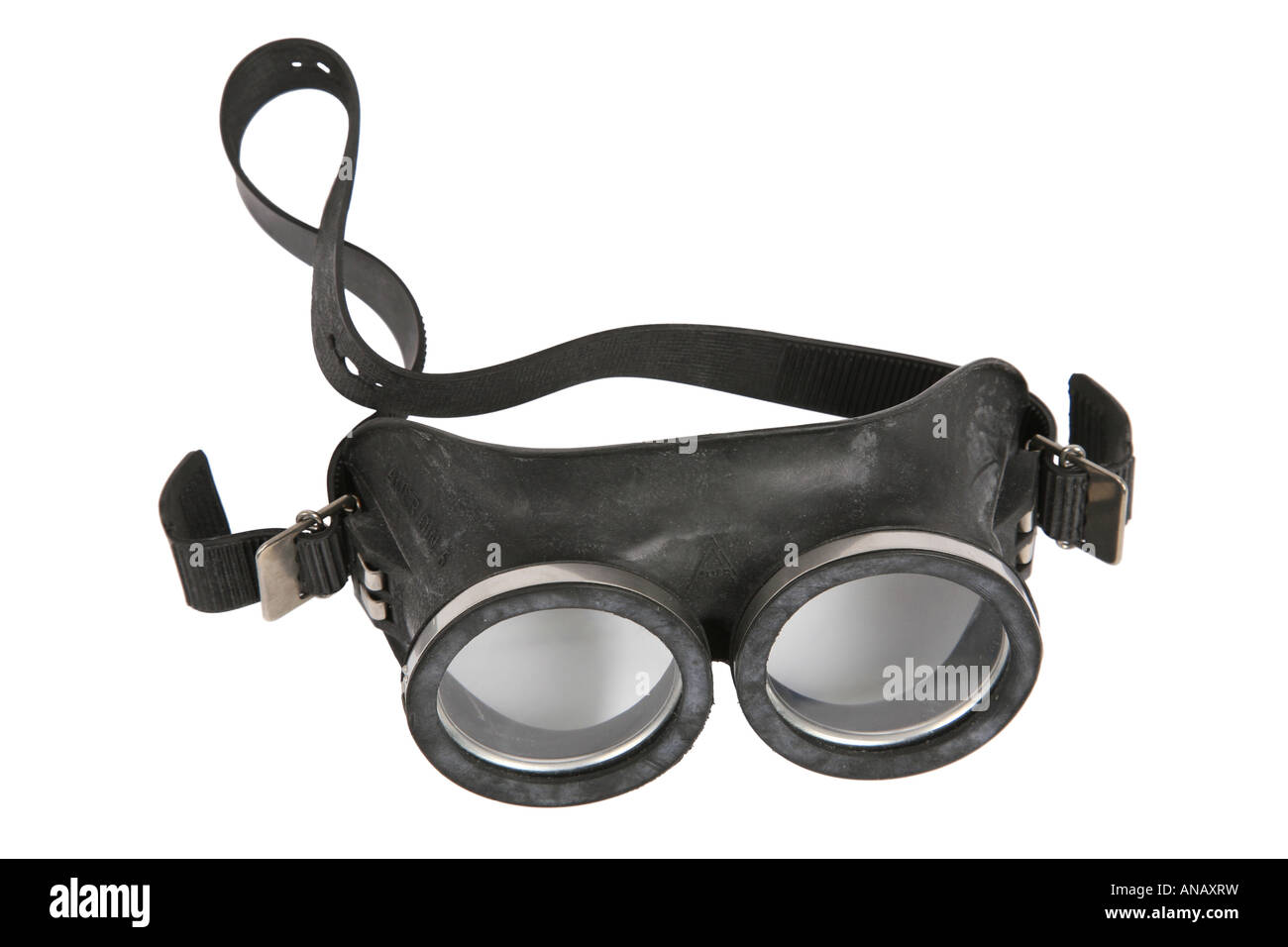 Vetro di protezione per le armi nucleari, biologiche e chimiche, vetro federale di forza armata, diving vetro, vetro in moto Foto Stock
