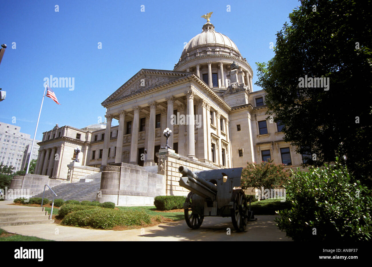 State Capitol Building Jackson Mississippi Foto Stock
