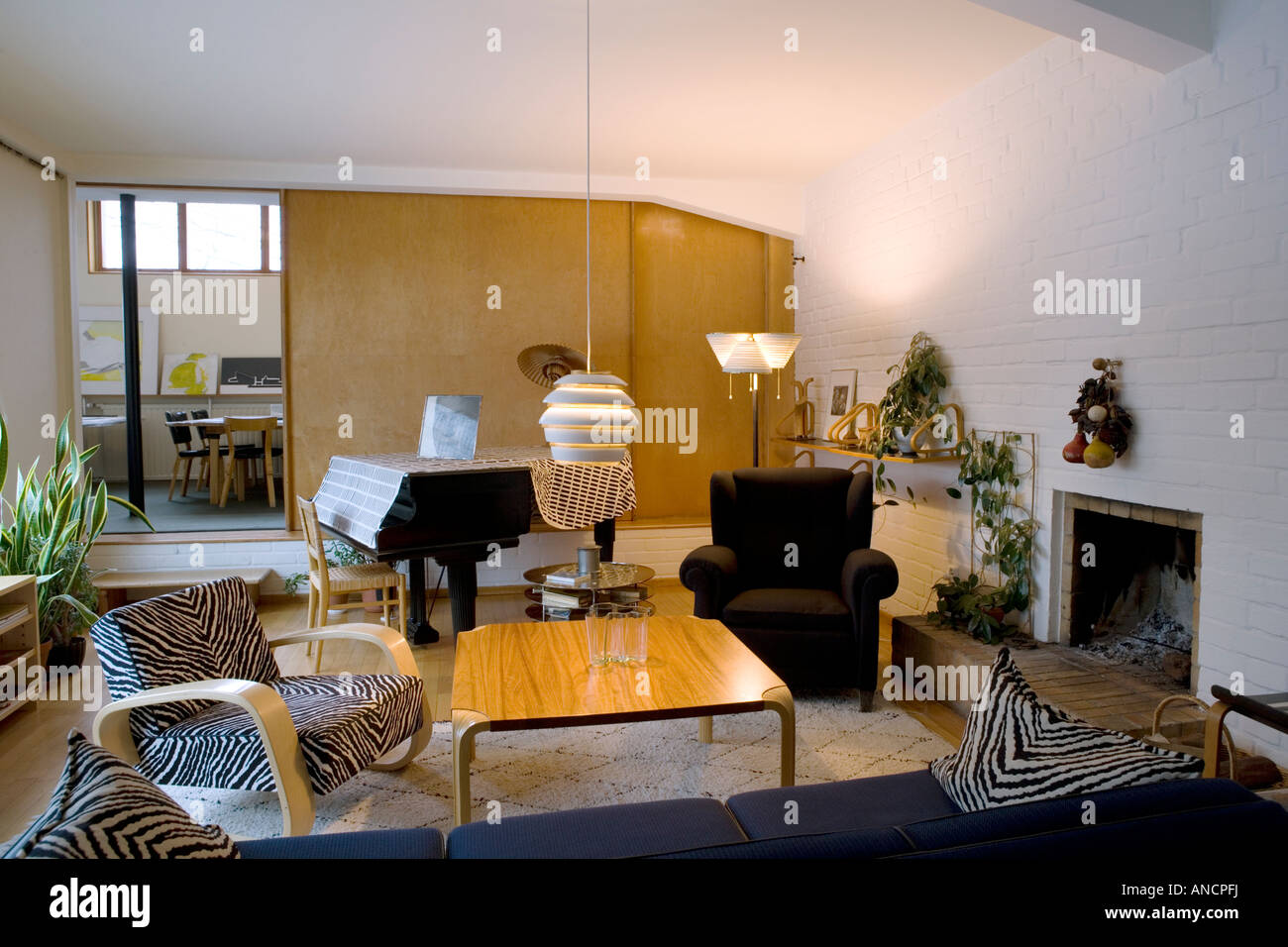 Finlandia Casa e studio di Alvar Aalto, ora un museo Foto Stock